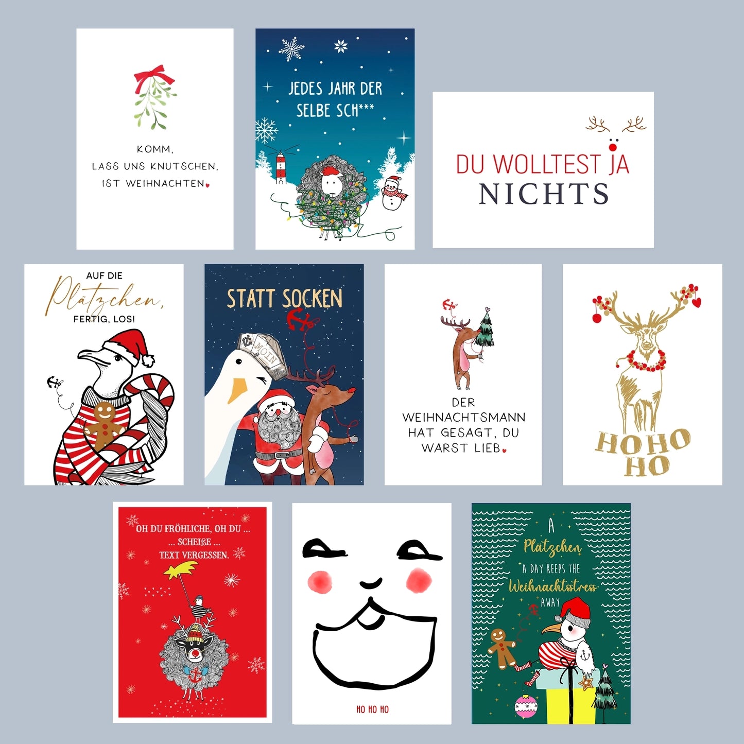 WEIHNACHTSGRÜßE MIT DEM 10er „WEIHNACHTSPOSTKARTEN“-Set