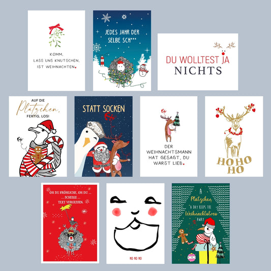 WEIHNACHTSGRÜßE MIT DEM 10er „WEIHNACHTSPOSTKARTEN“-Set