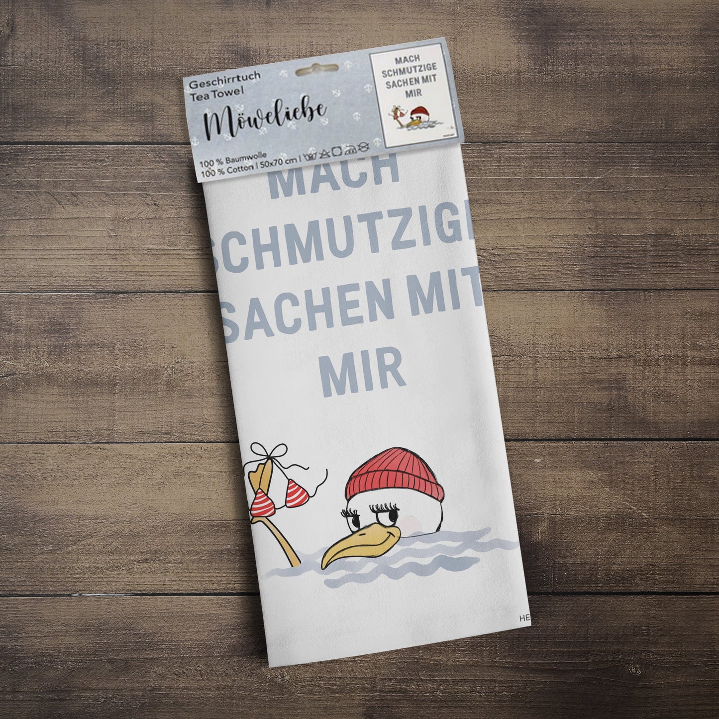 GESCHIRRTUCH - MÖWENLIEBE