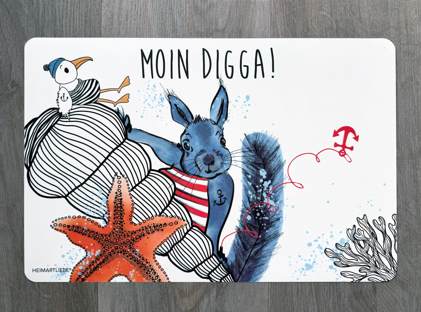 PLATZSET / TISCHSET - MOIN DIGGA