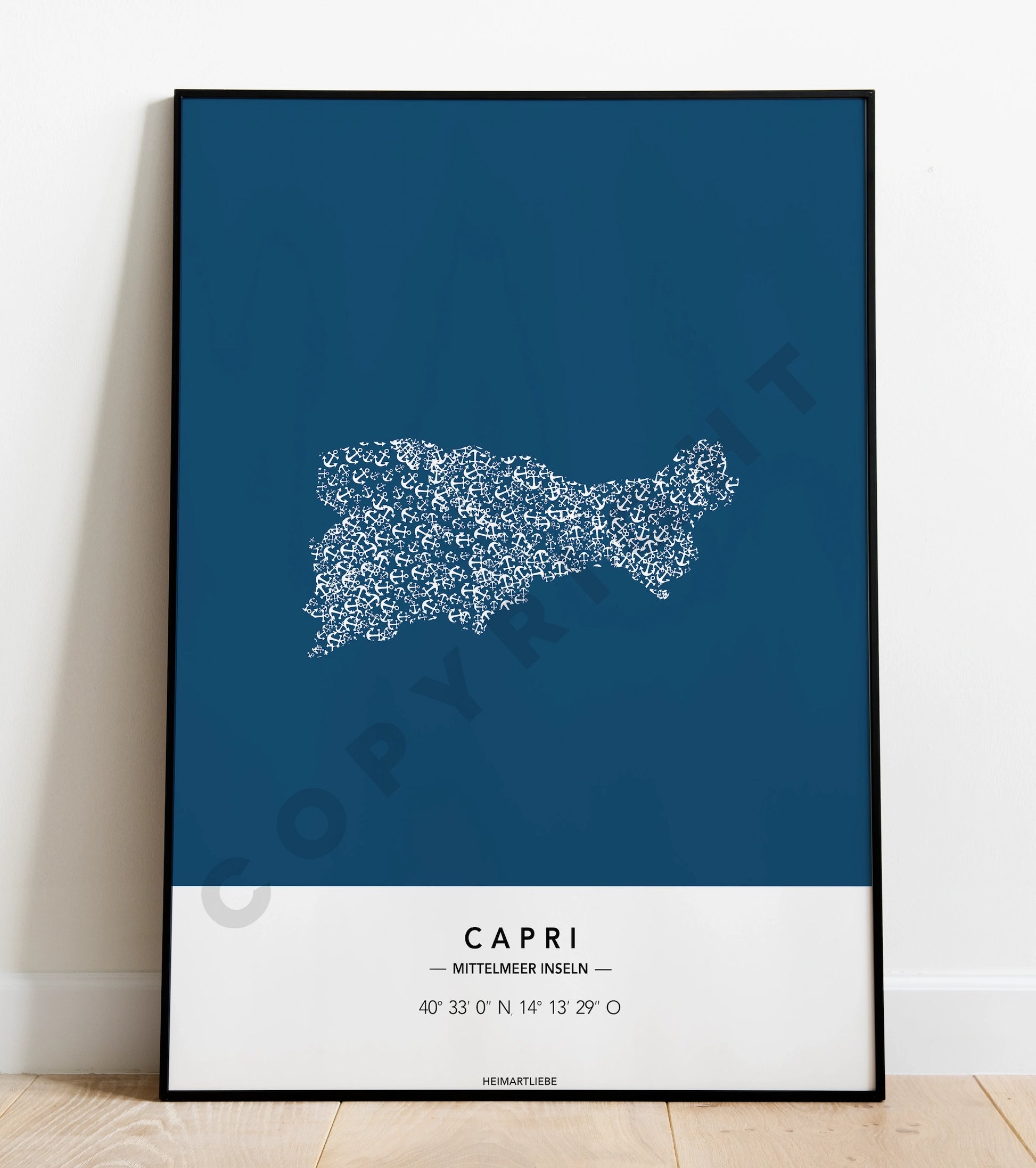 PRINT - ANKER INSEL CAPRI