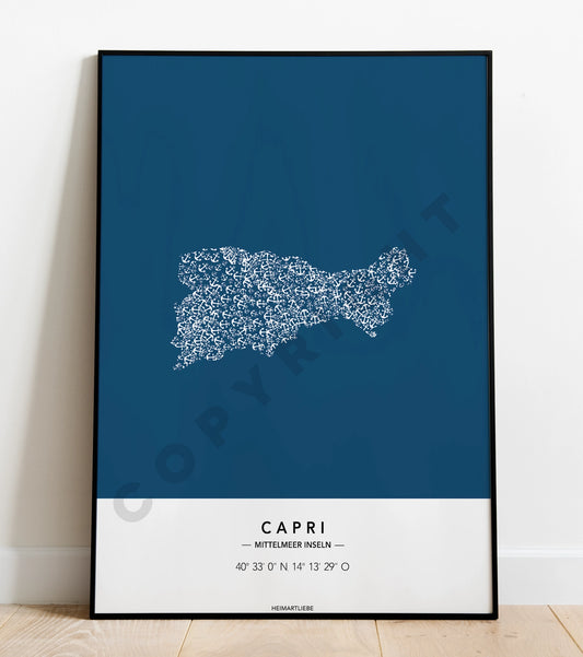 PRINT - ANKER INSEL CAPRI