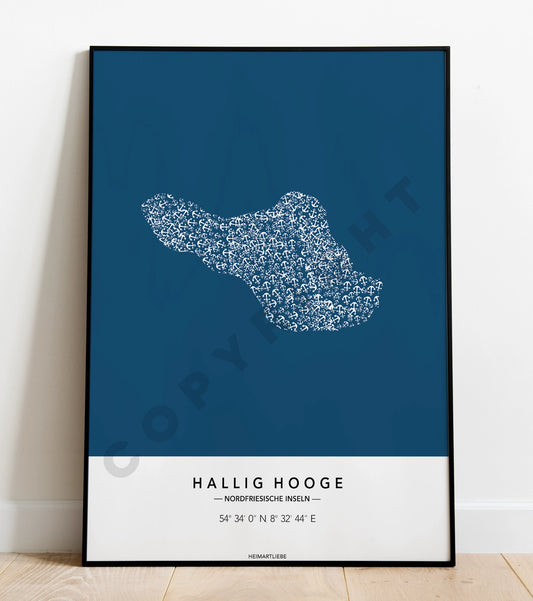 PRINT - ANKER INSEL HALLIG HOOGE