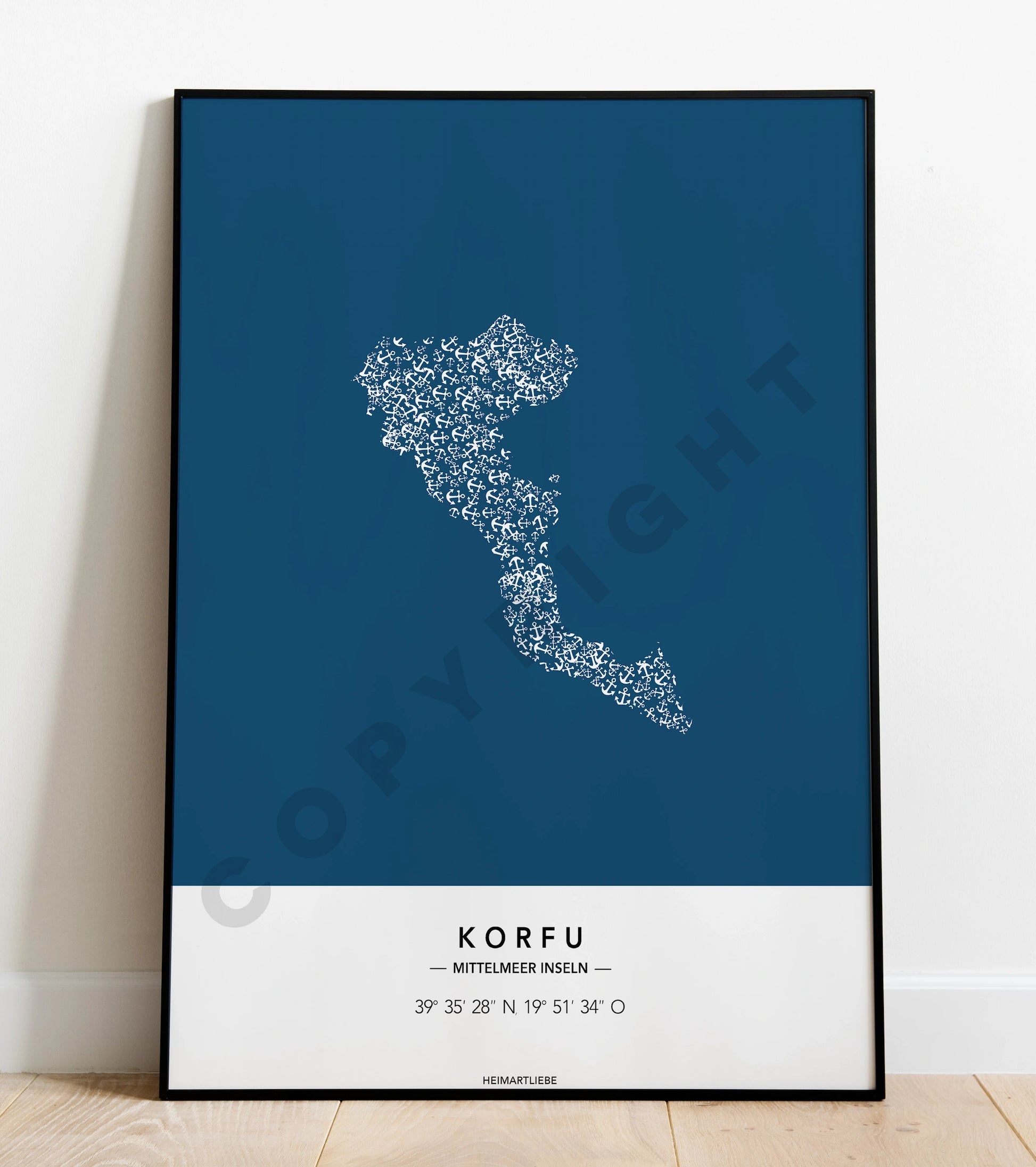 PRINT - ANKER INSEL KORFU