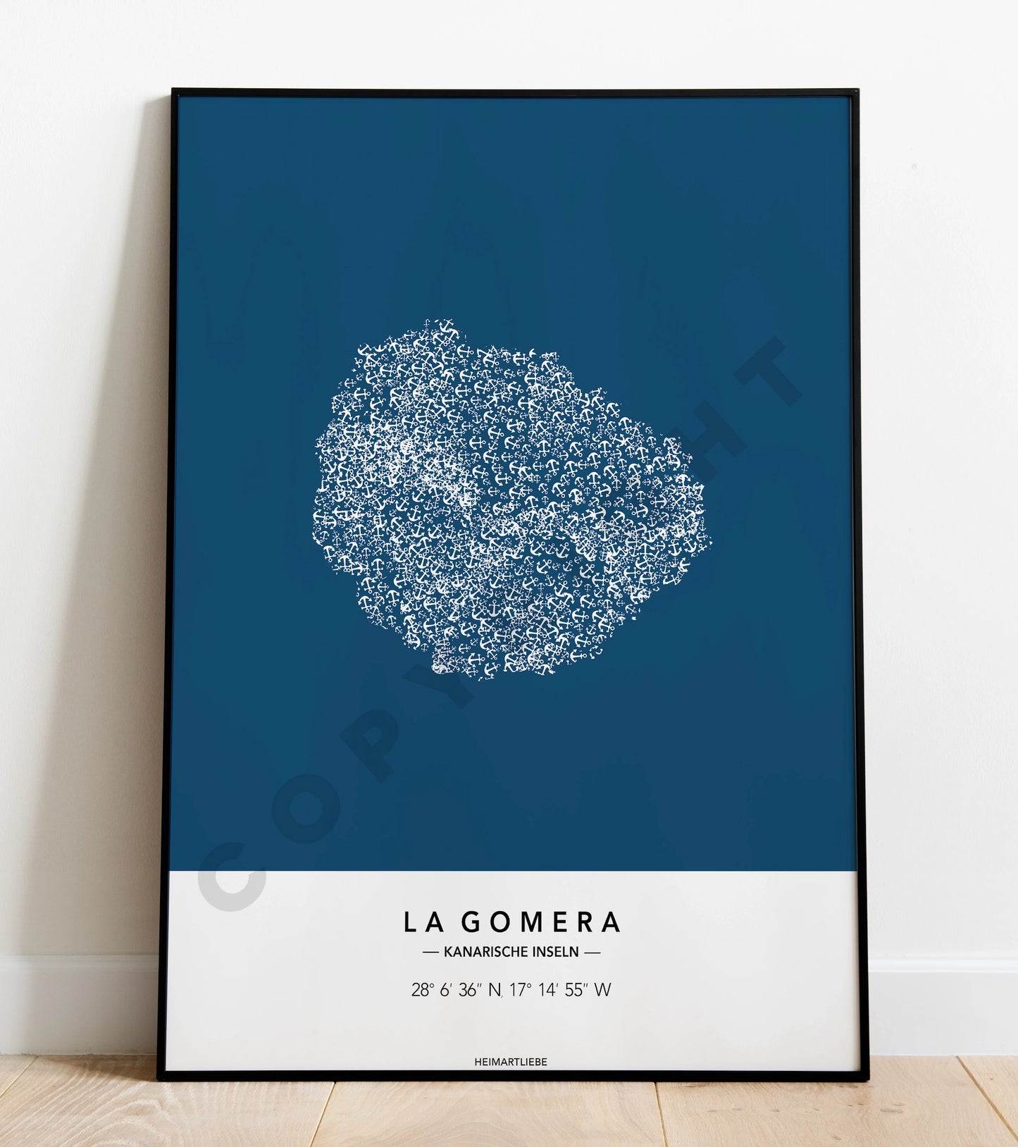 PRINT - ANKER INSEL LA GOMERA
