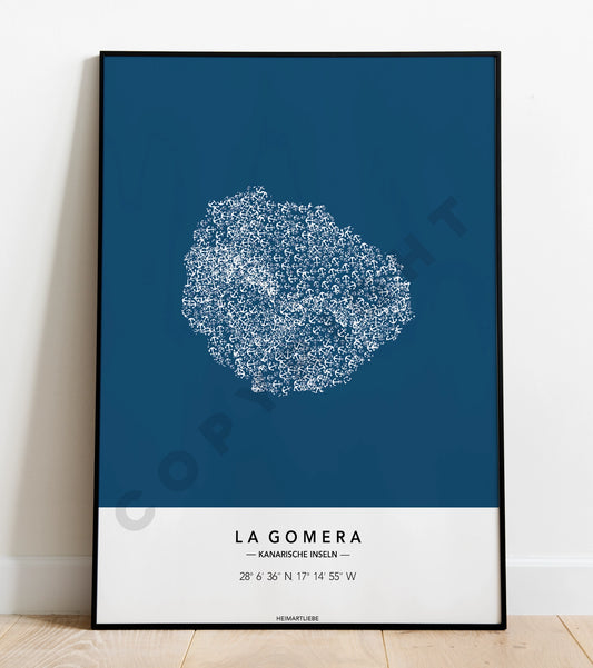 PRINT - ANKER INSEL LA GOMERA