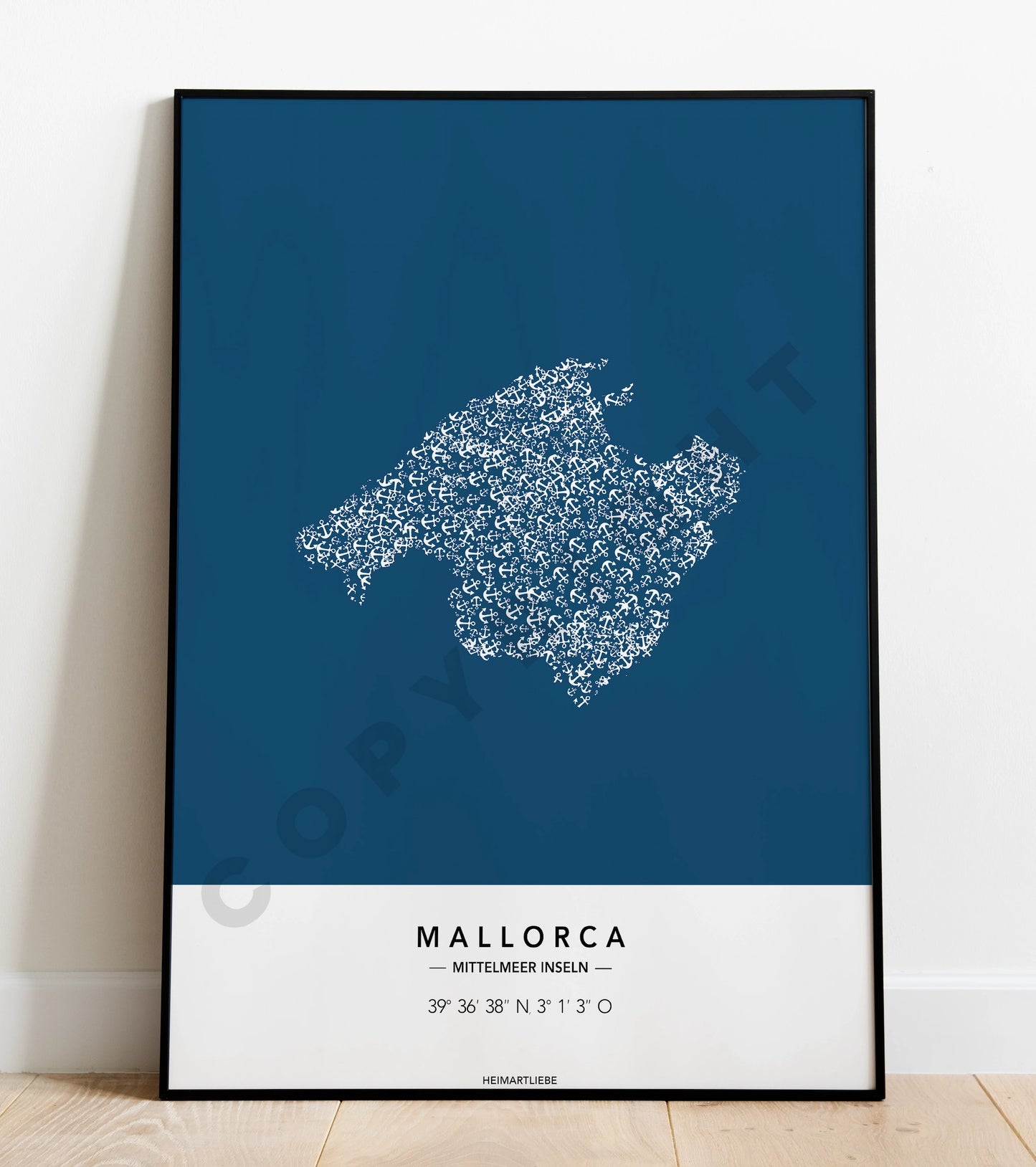 PRINT - ANKER INSEL MALLORCA