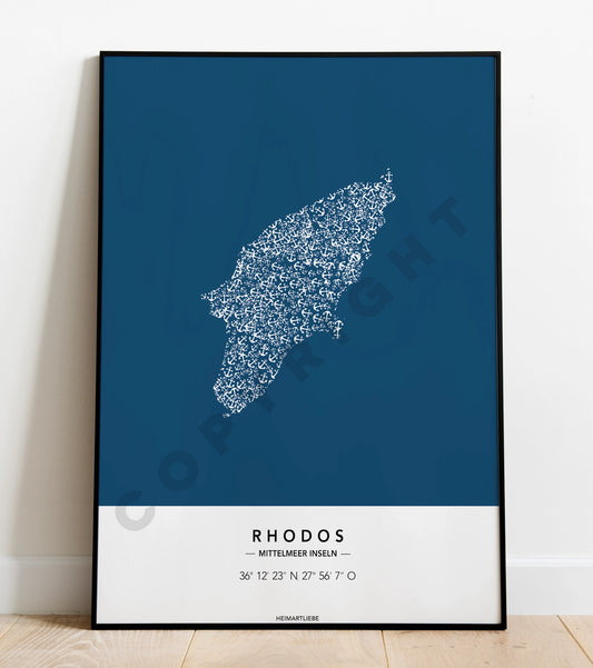 PRINT - ANKER INSEL RHODOS
