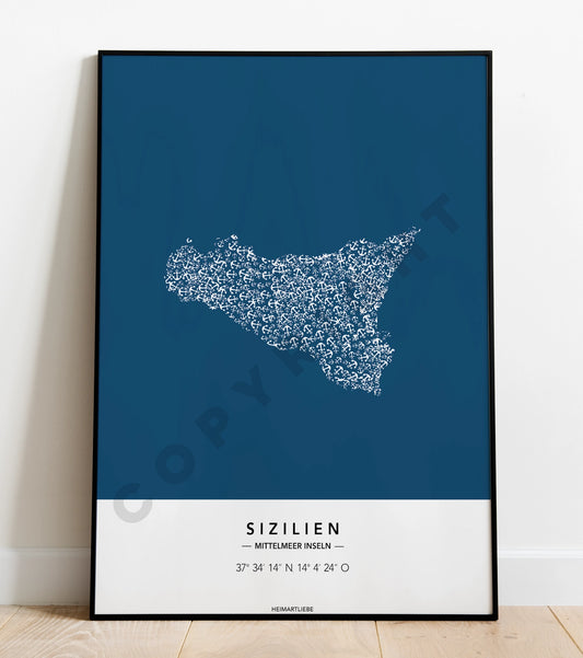PRINT - ANKER INSEL SIZILIEN