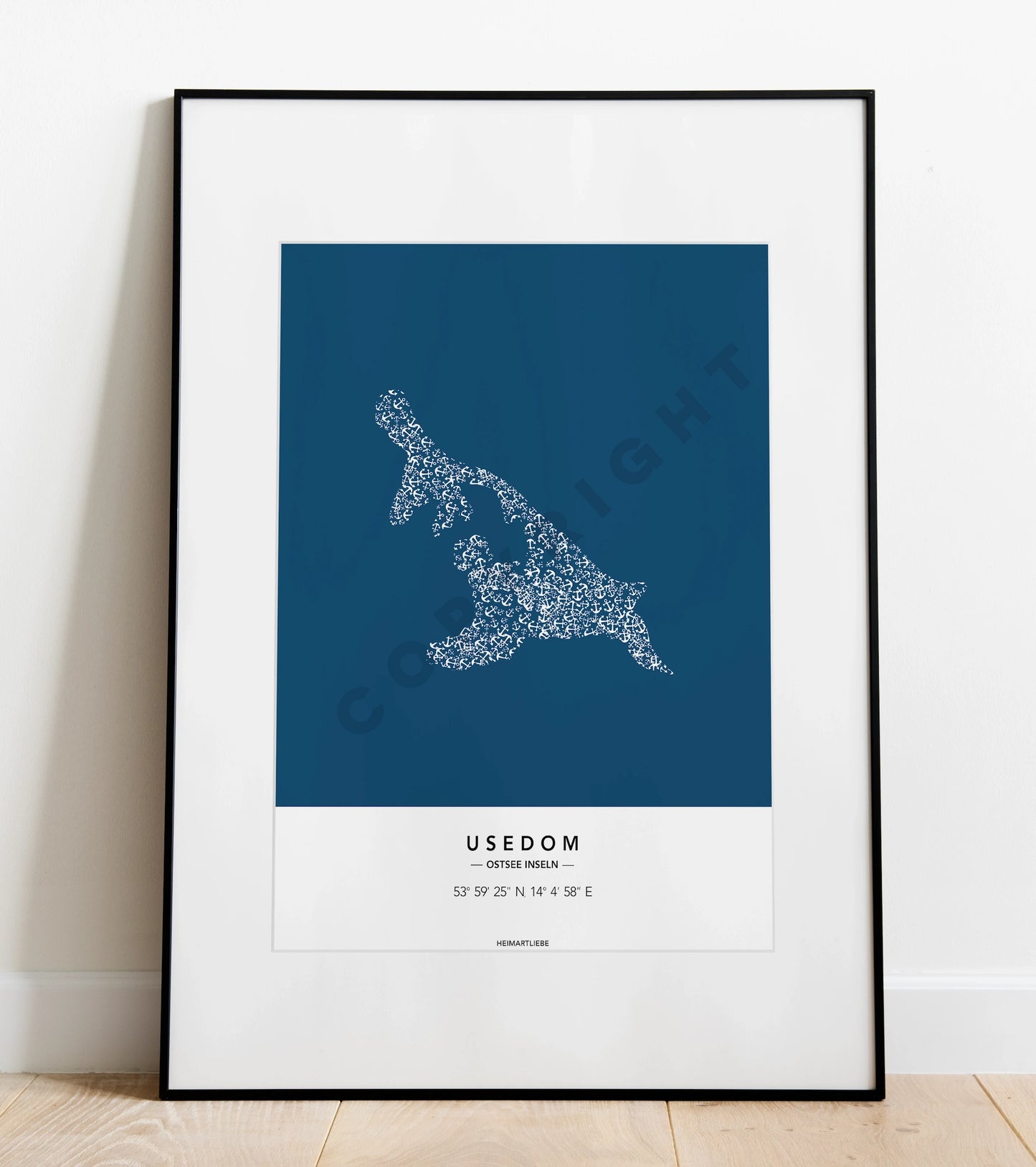 PRINT - ANKER INSEL USEDOM