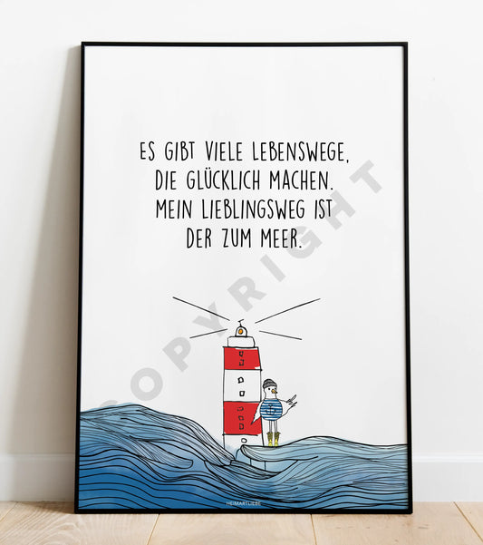 MEIN LIEBLINGSWEG IST DER WEG ZUM MEER