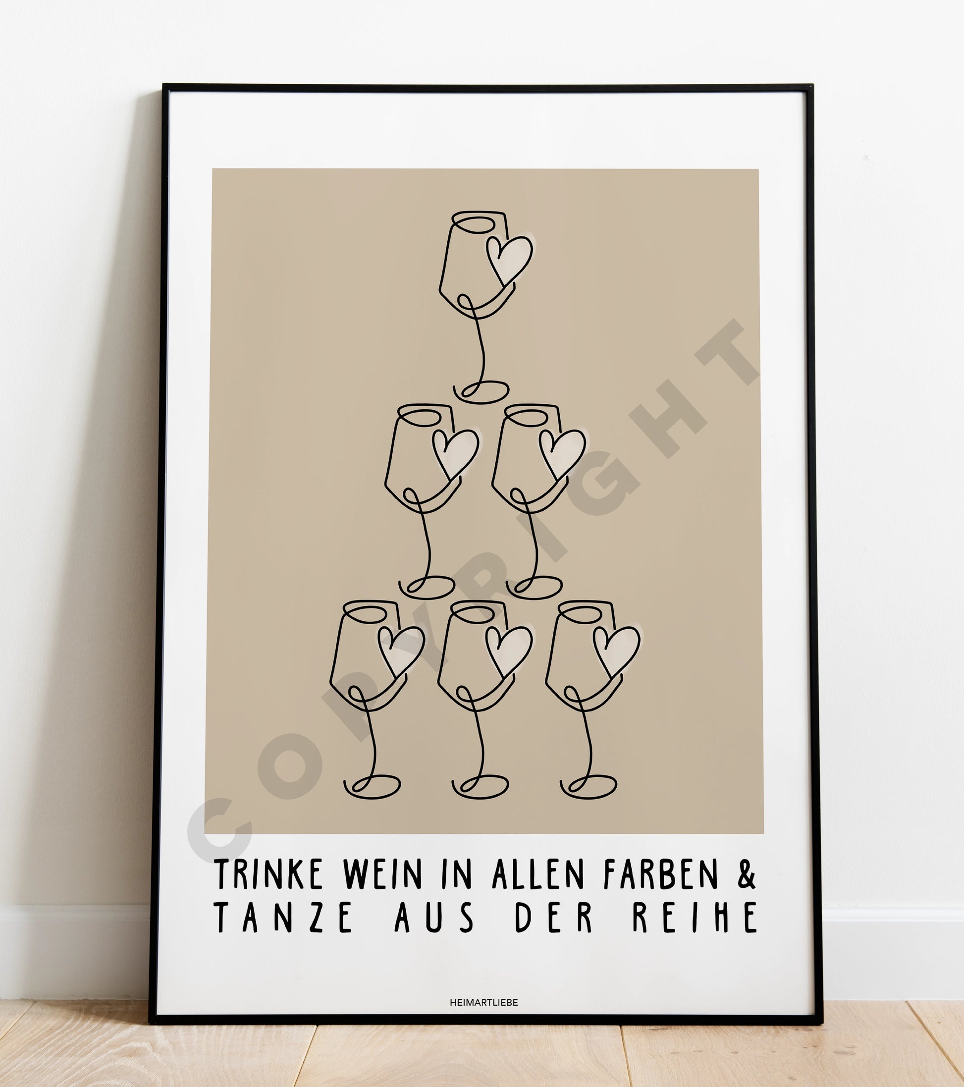 PRINT - WEINLIEBE - TANZE AUS DER REIHE