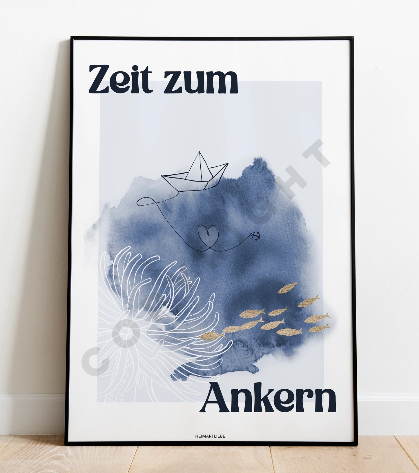 PRINT - ZEIT ZUM ANKERN HERZ