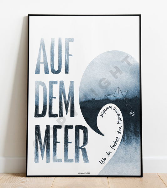 PRINT - MEERLIEBE | AUF DEM MEER
