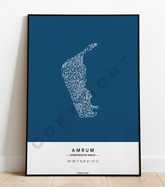 PRINT - ANKER INSEL AMRUM