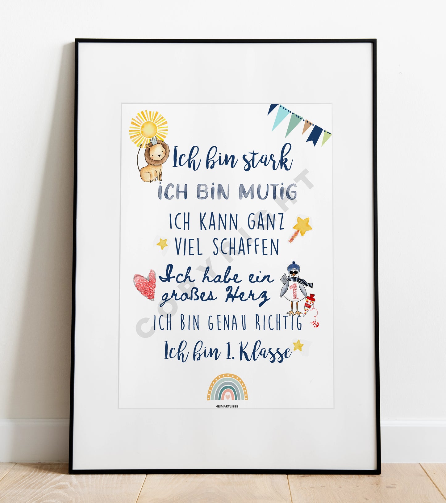 PRINT - SCHULKIND / EINSCHULUNG
