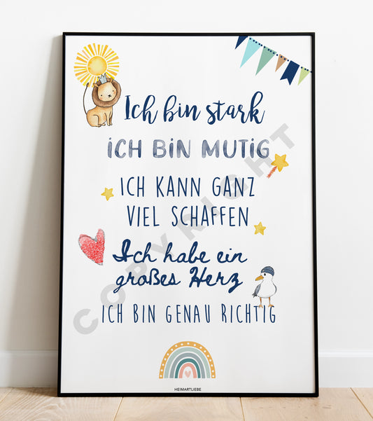 PRINT - ICH BIN STARK