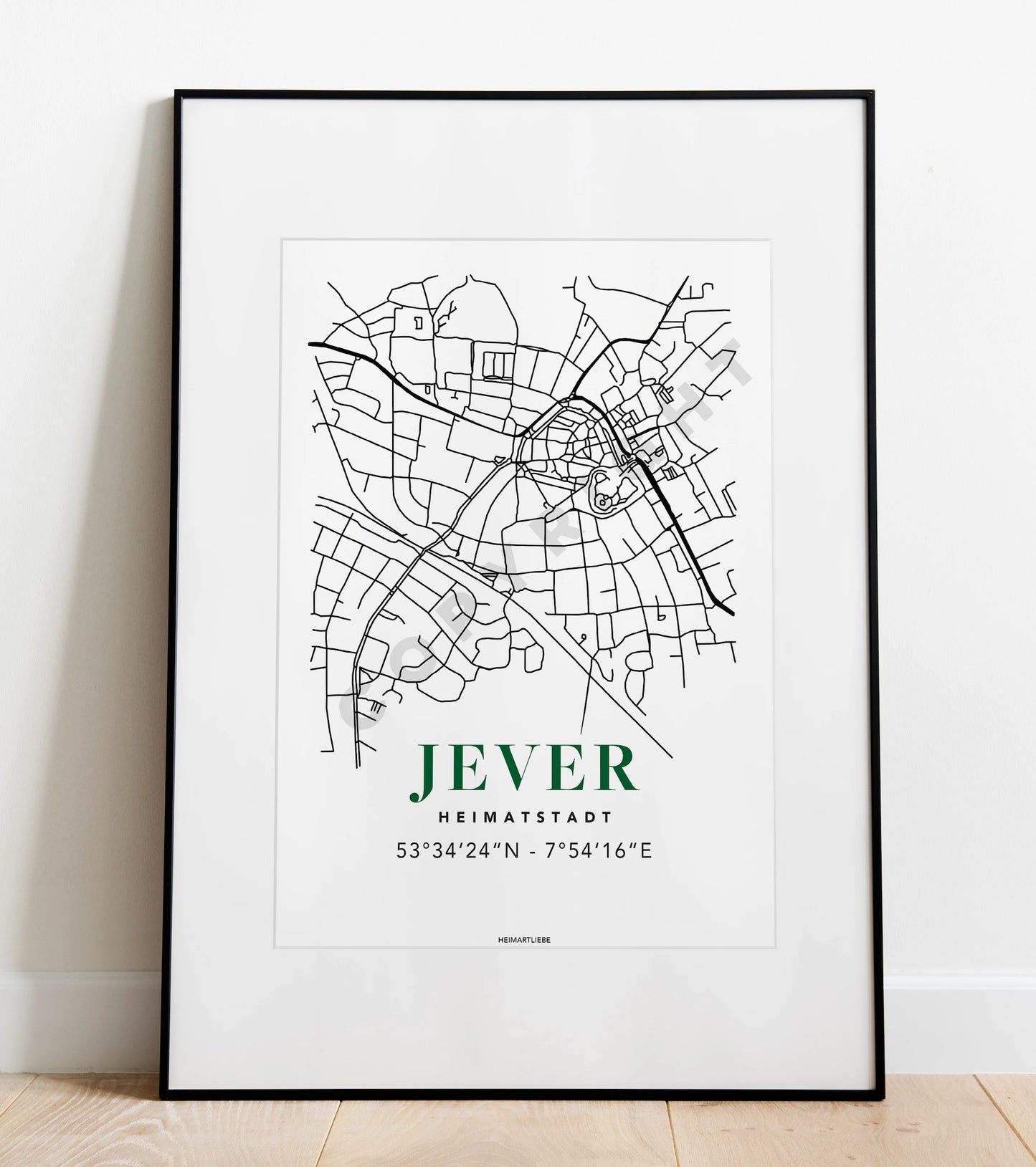 PRINT - MAP JEVER