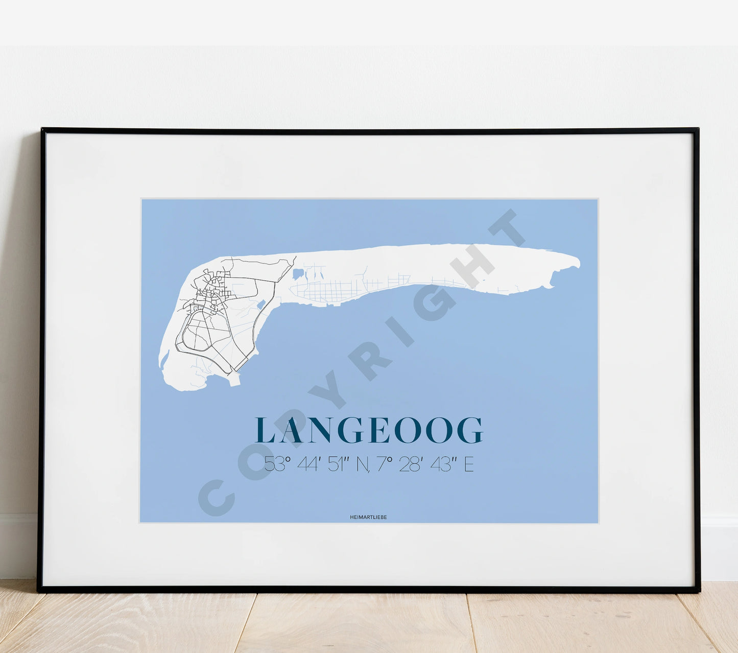 MAP LANGEOOG