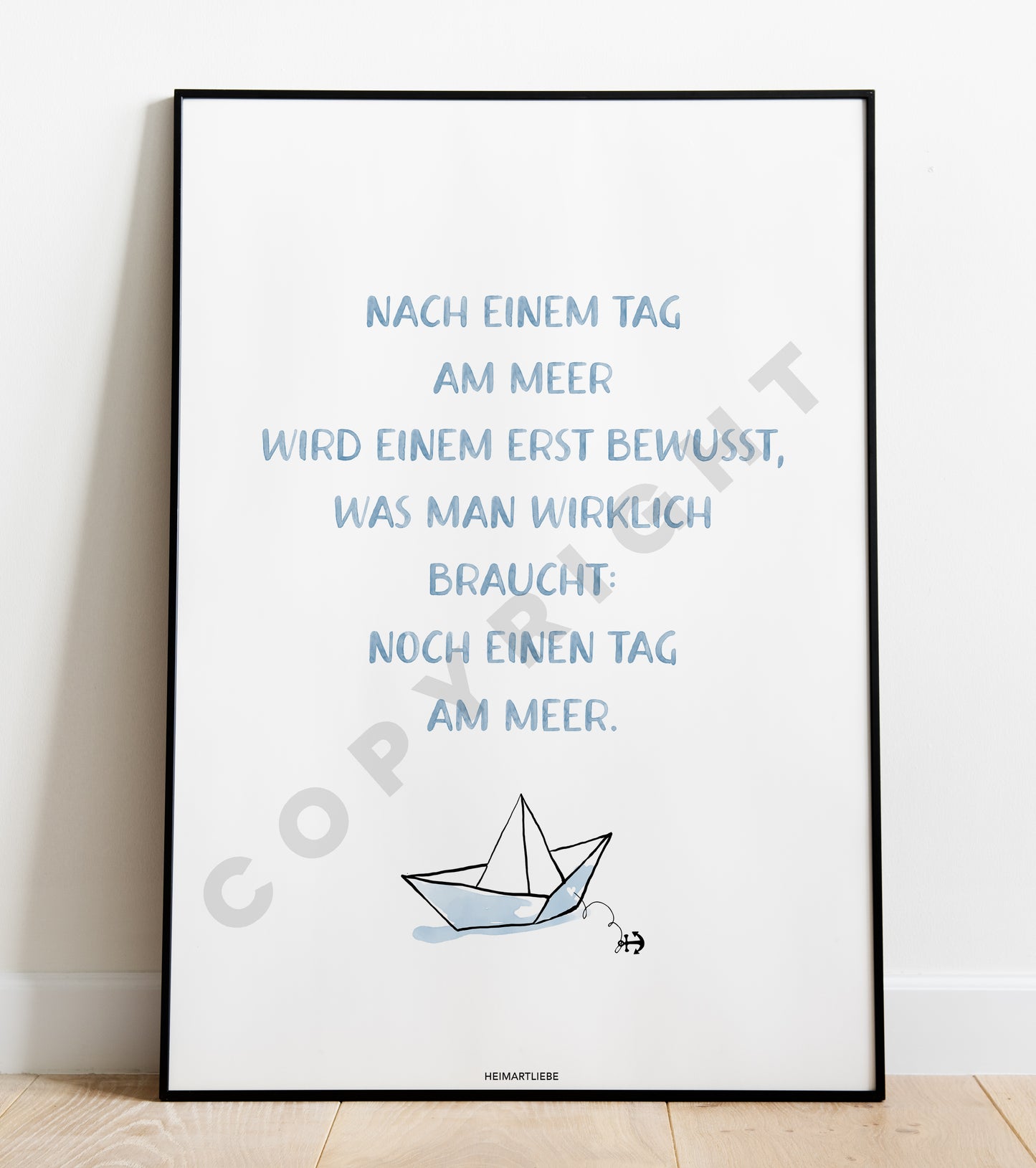 PRINT - NACH EINEM TAG AM MEER