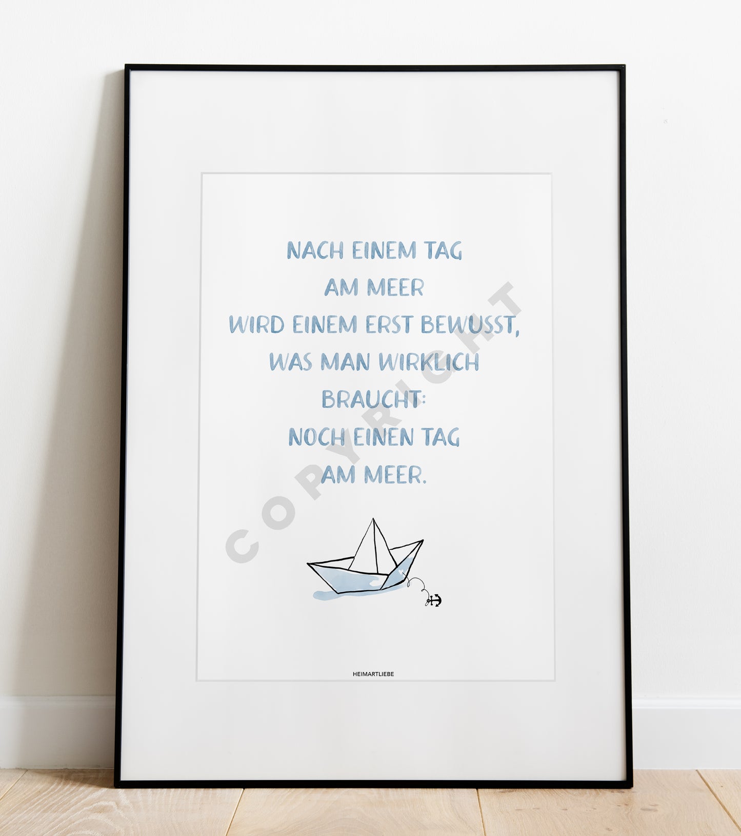 PRINT - NACH EINEM TAG AM MEER