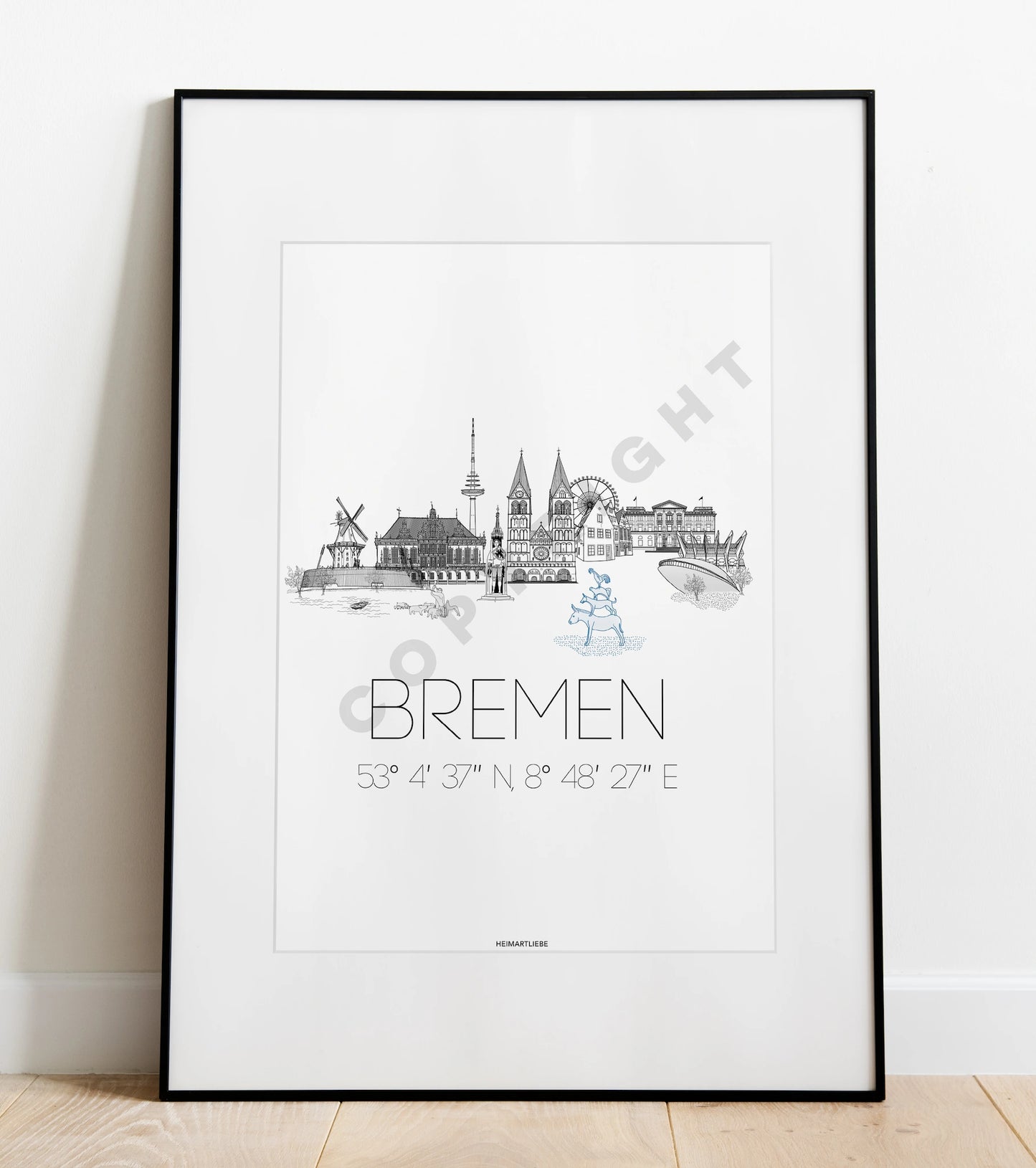 PRINT - SKYLINE BREMEN