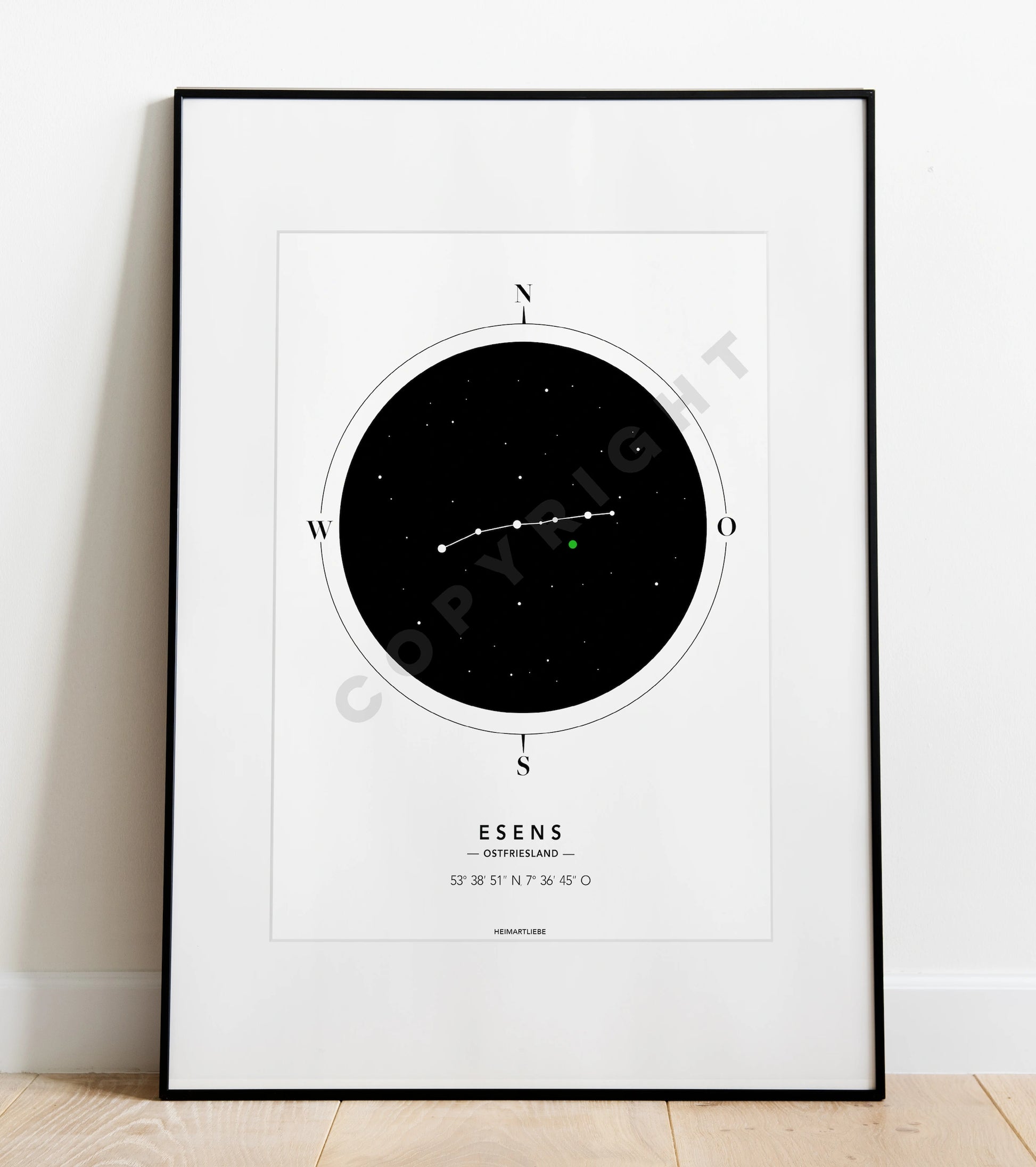 MARITIMES STERNENBILD ESENS