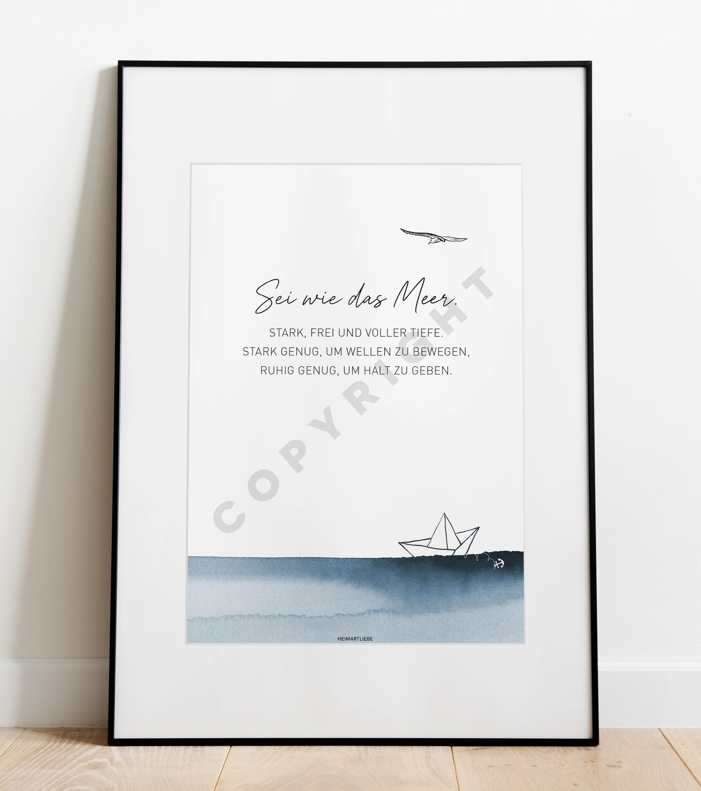 PRINT - SEI WIE DAS MEER