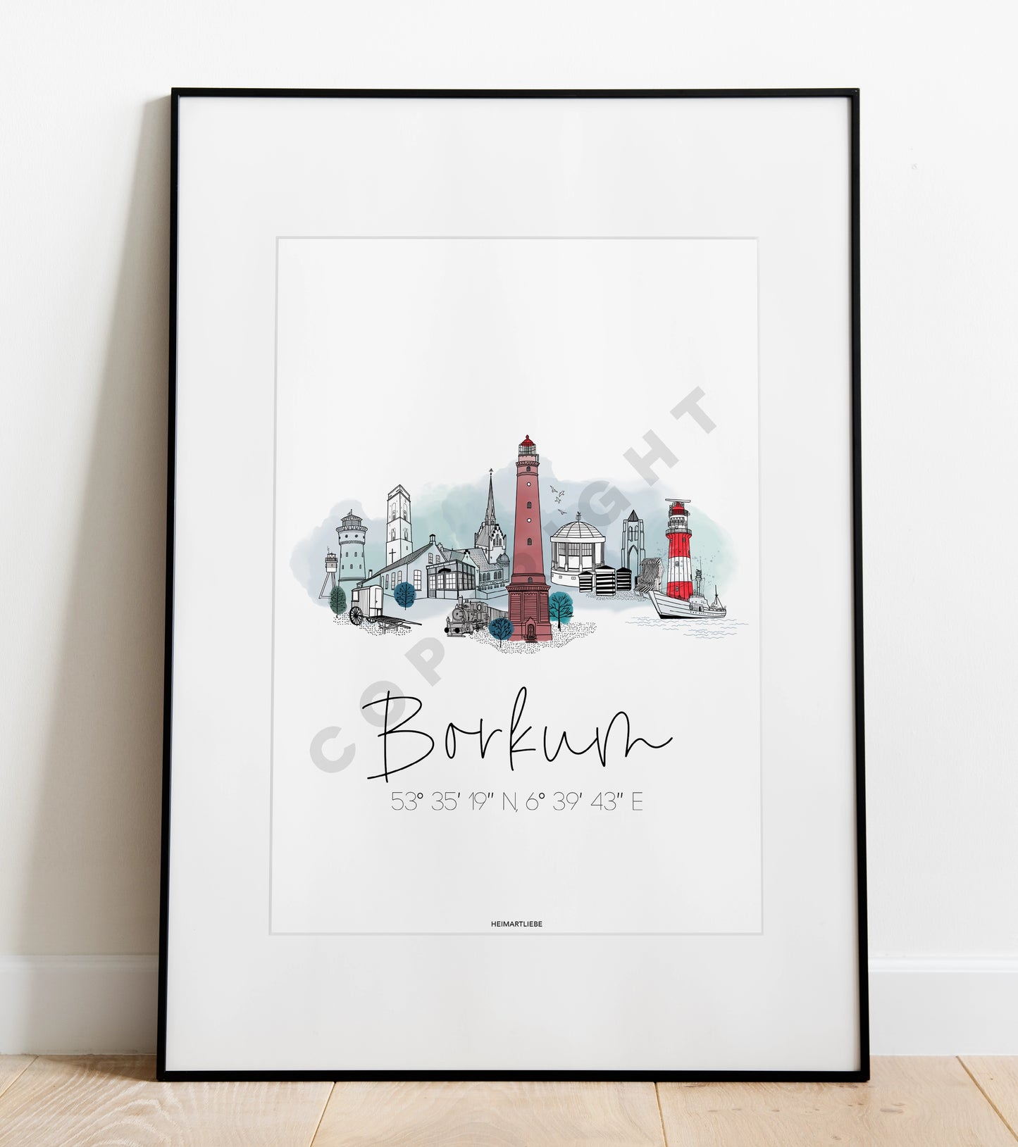 PRINT - SKYLINE BORKUM EDITION