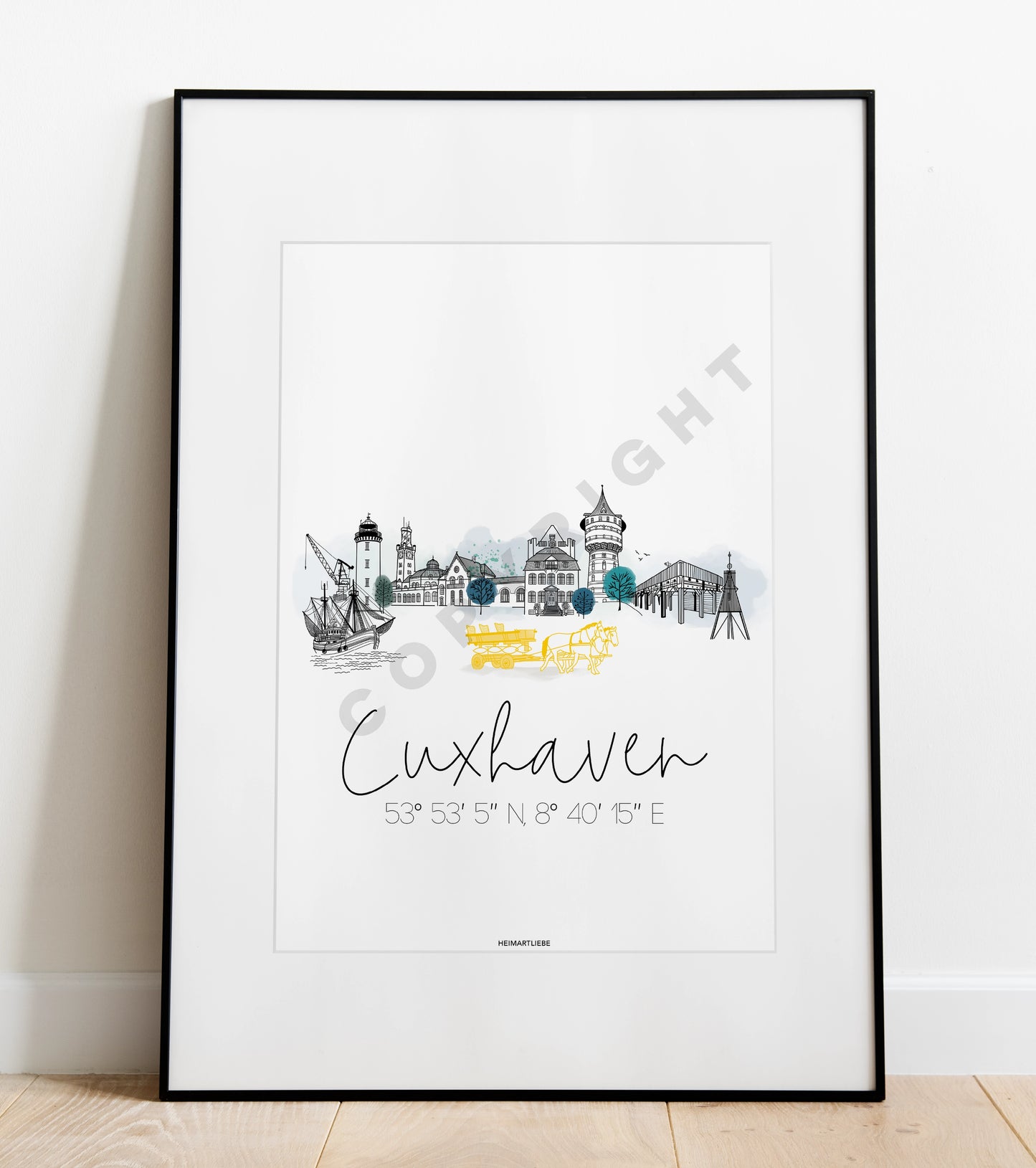 PRINT - SKYLINE CUXHAVEN EDITION