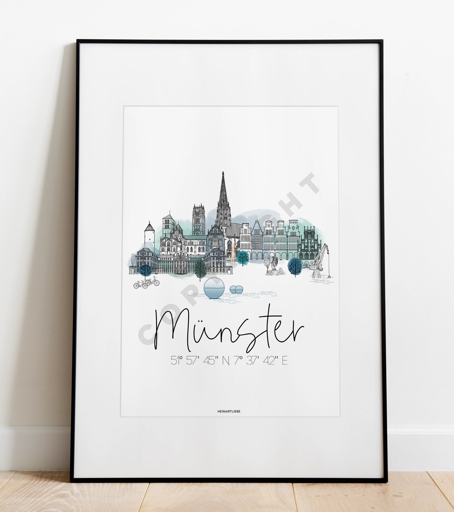 PRINT - SKYLINE MÜNSTER EDITION