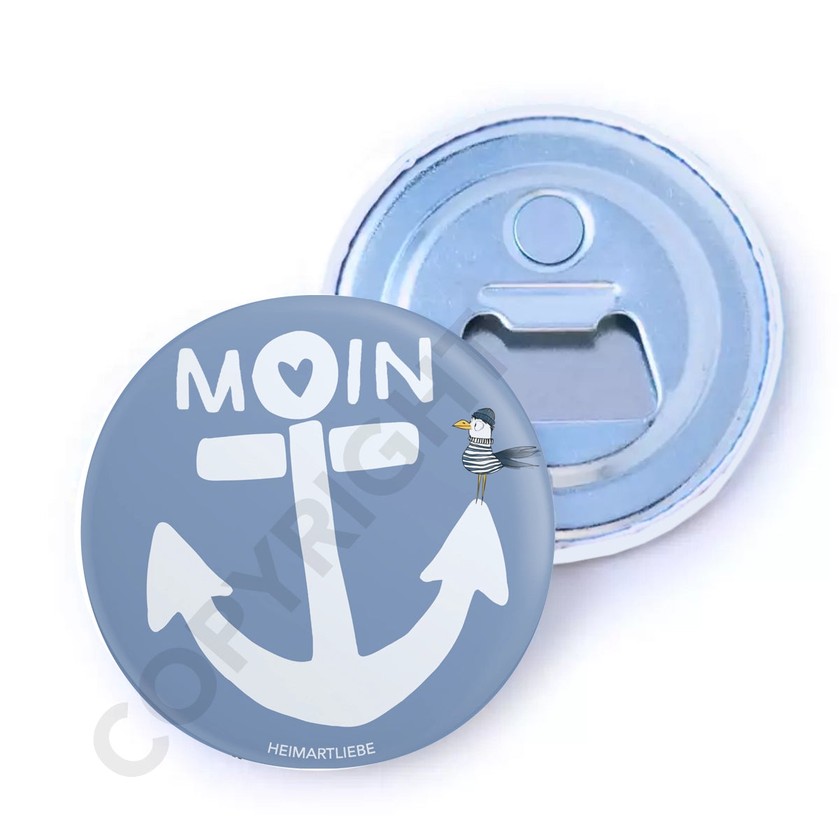 FLASCHENÖFFNER MIT MAGNET - MOIN ANKER