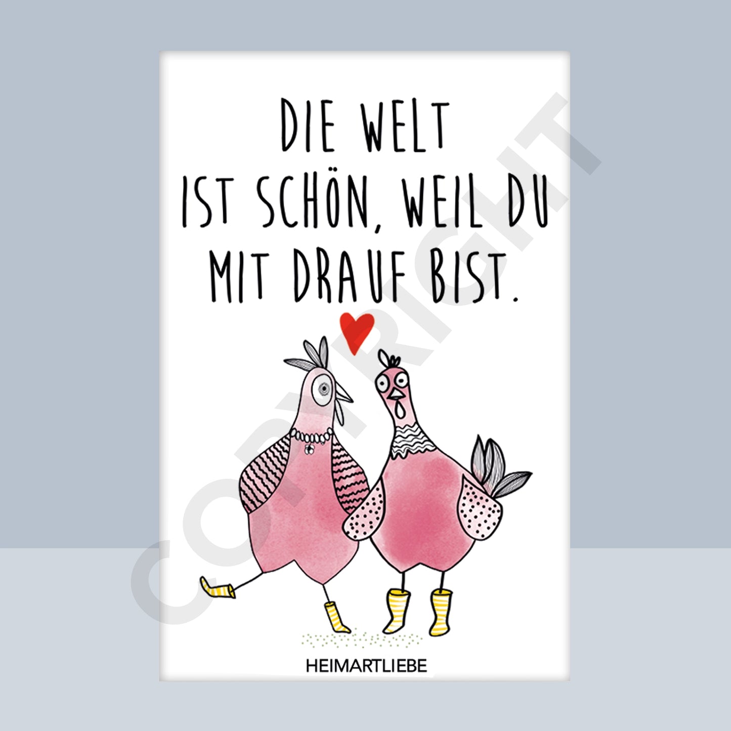 MAGNET - DIE WELT IST SCHÖN, WEIL DU MIT DRAUF BIST