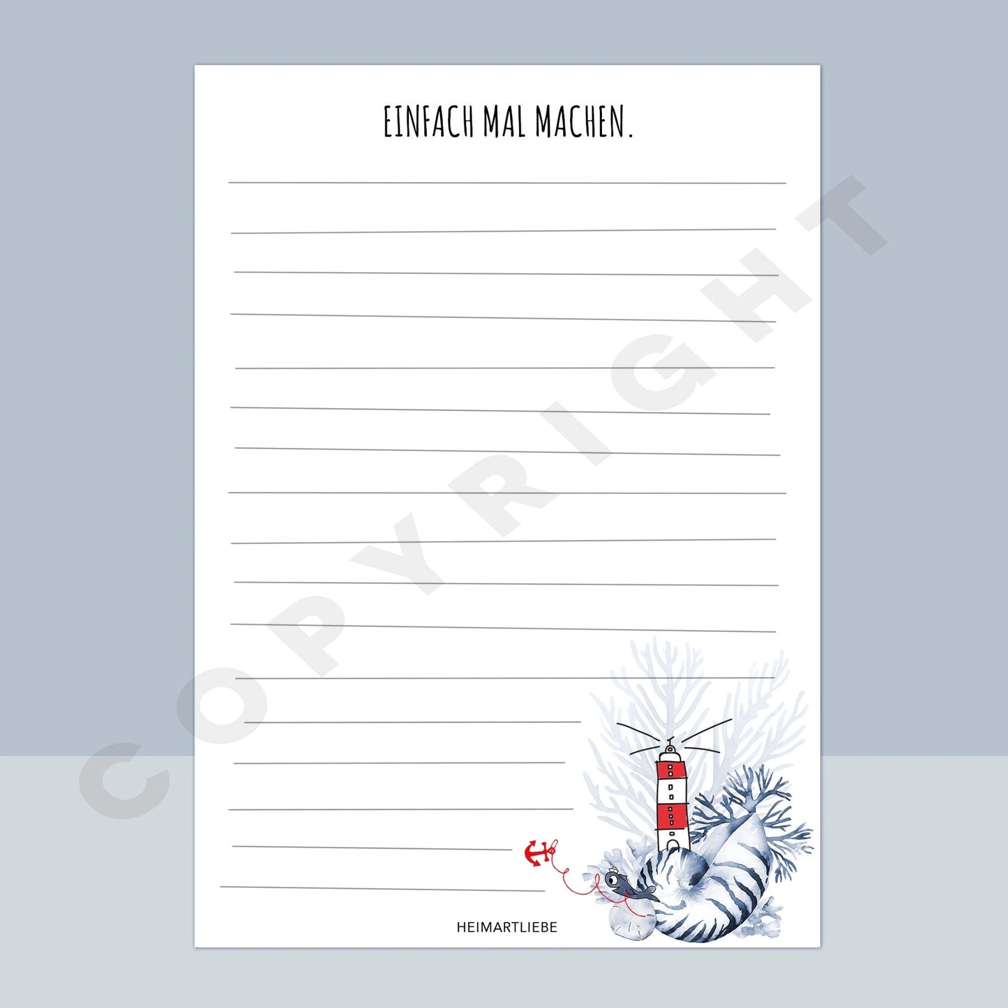 NOTIZBLOCK A6 - EINFACH MAL MACHEN