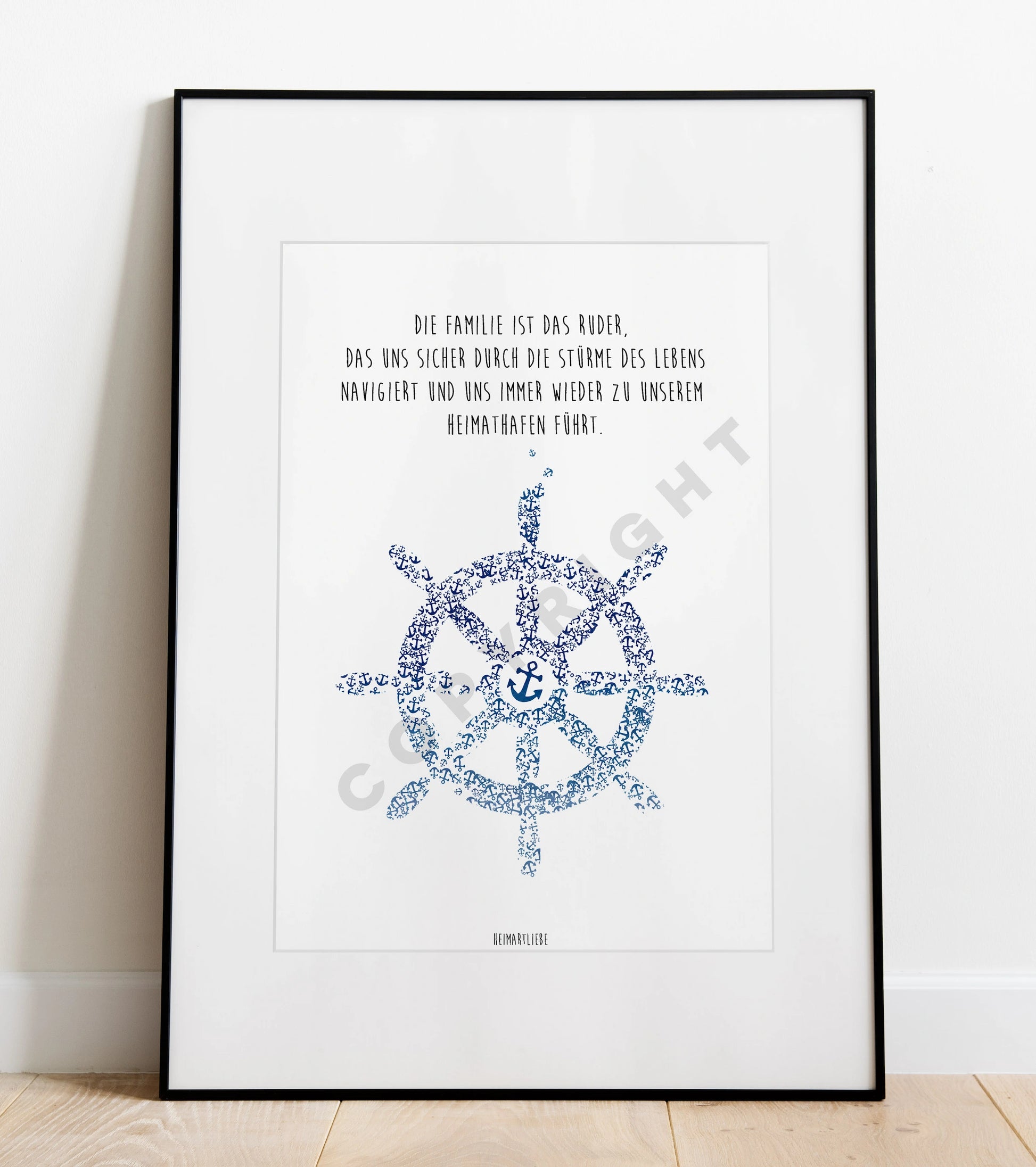 DIE FAMILIE IST DAS RUDER