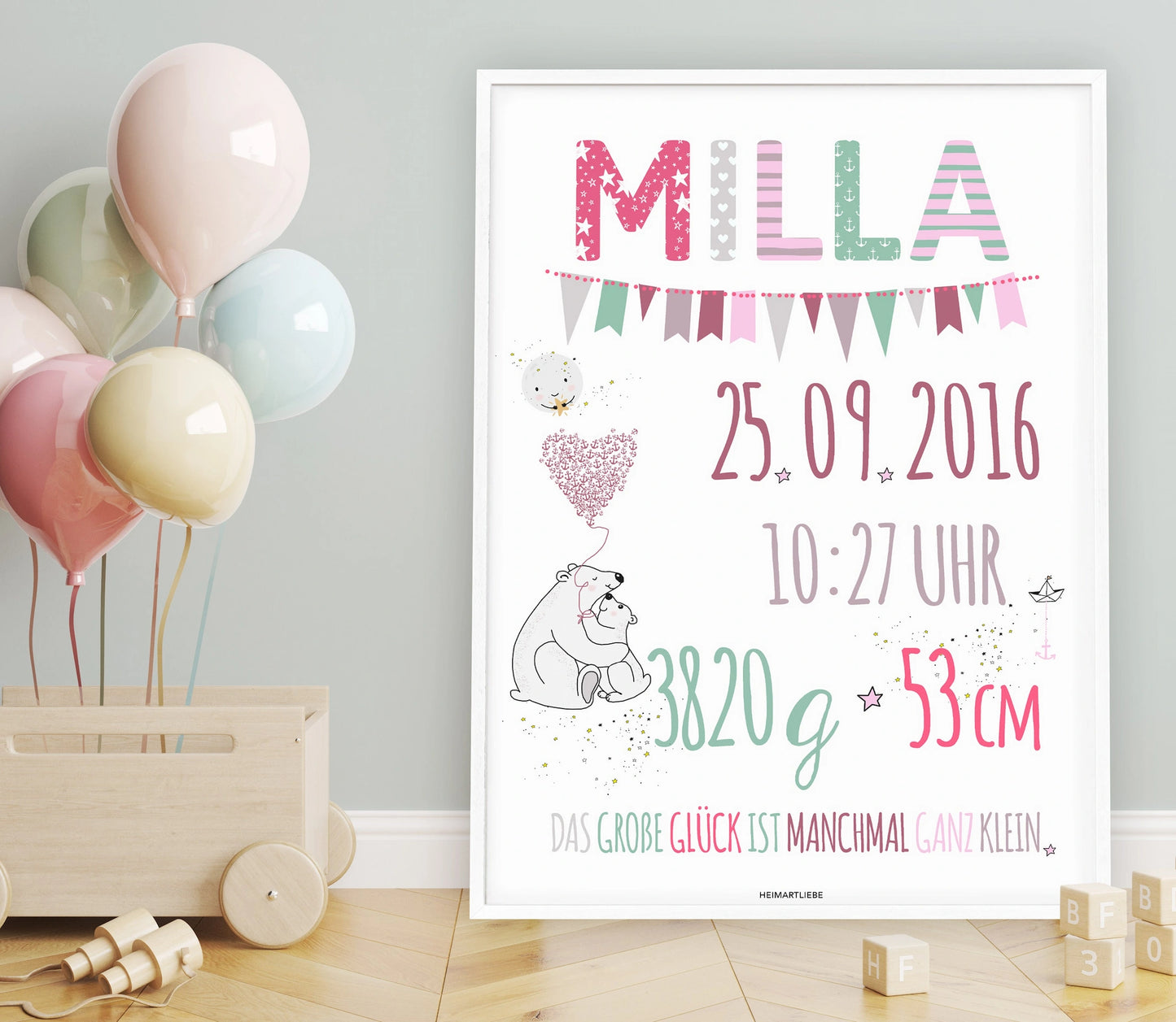 GEBURT - MÄDCHEN BÄRCHEN