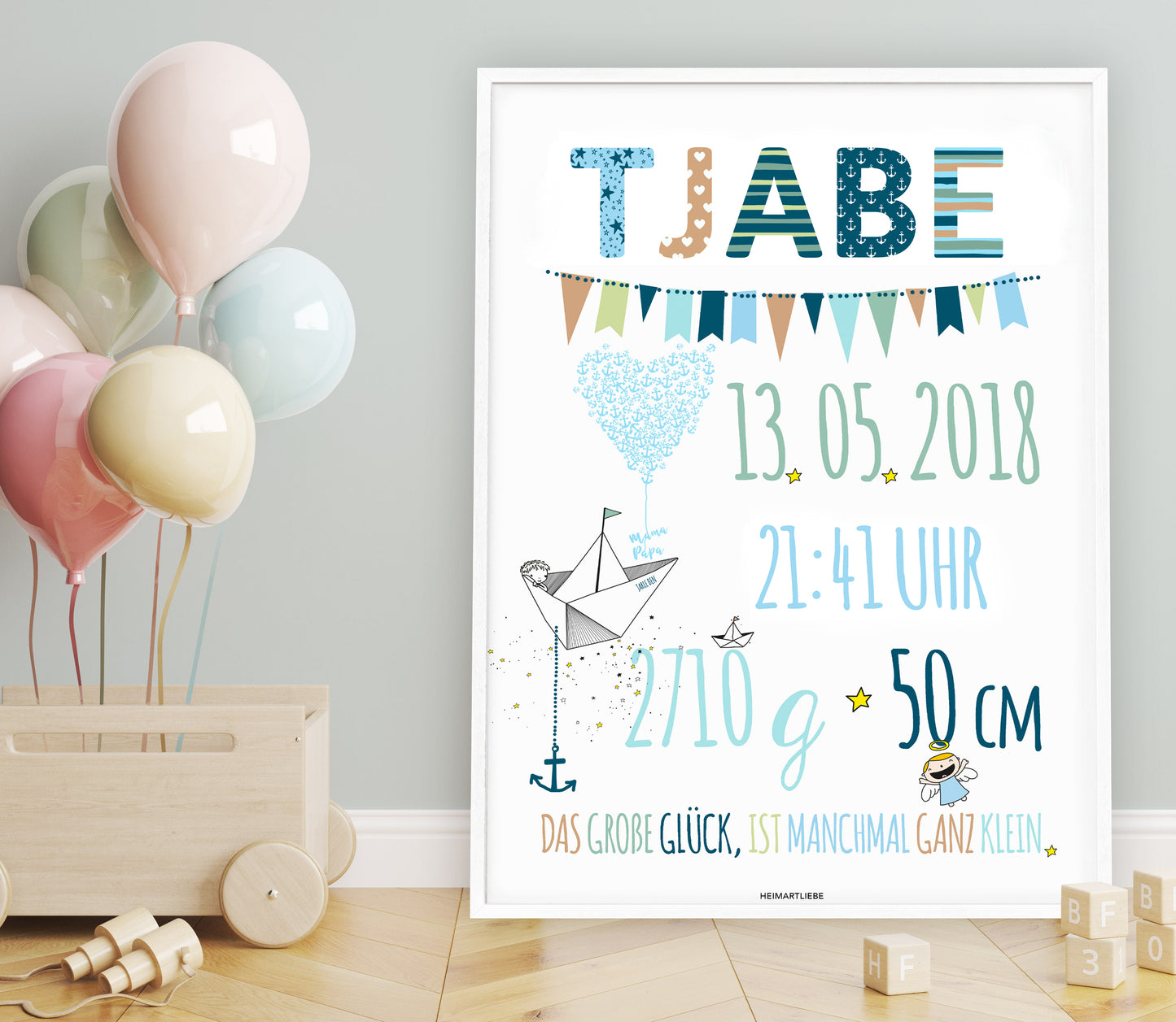 GEBURT - JUNGE BOOT & SCHUTZENGEL