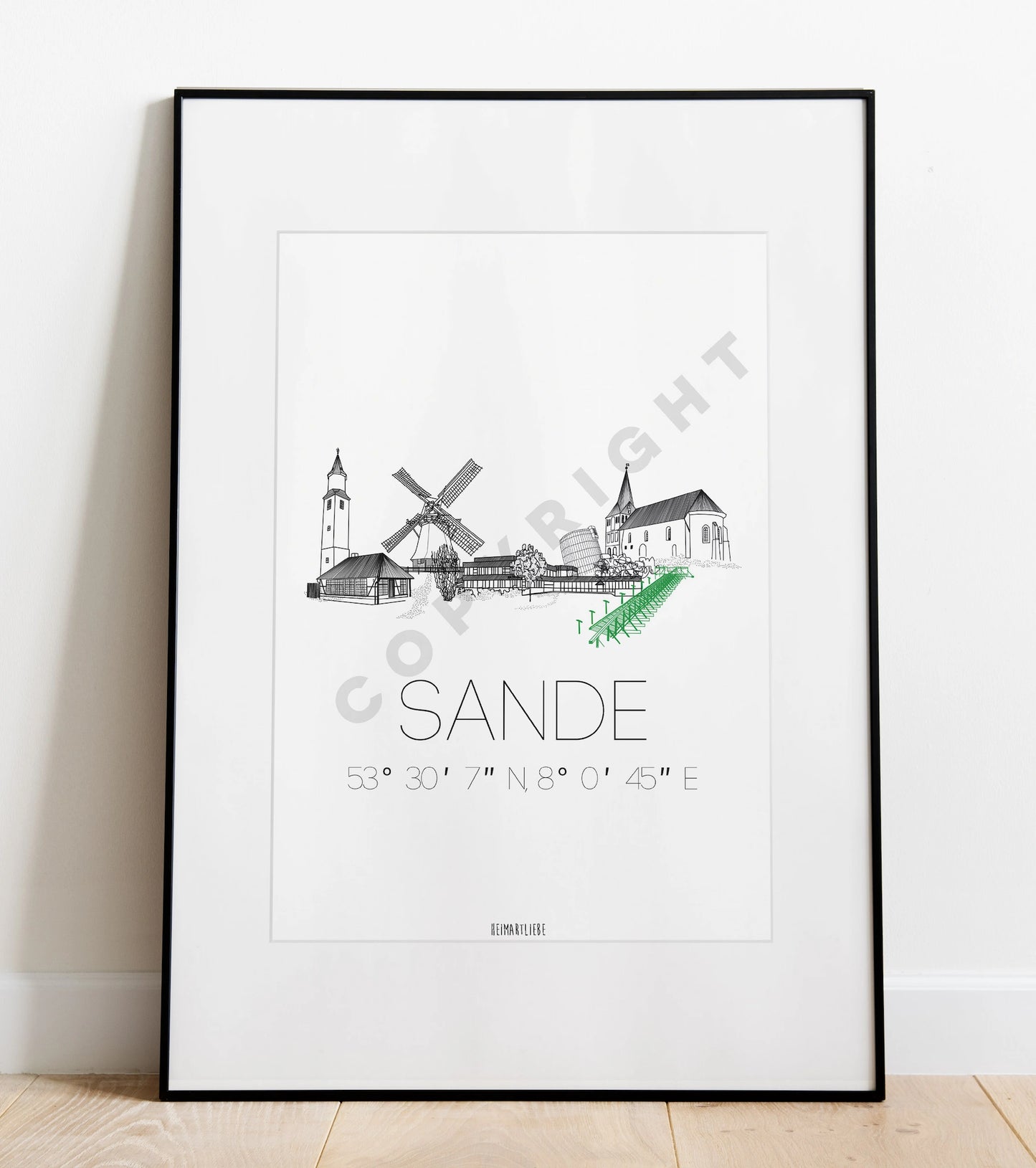 PRINT -  SKYLINE SANDE