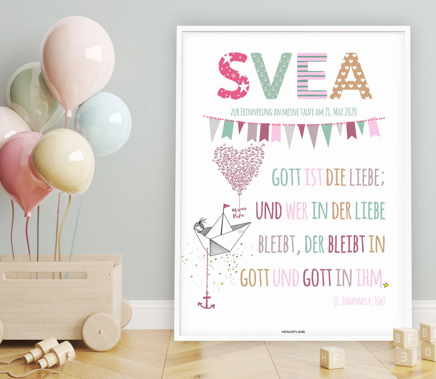 TAUFE - MÄDCHEN BOOT