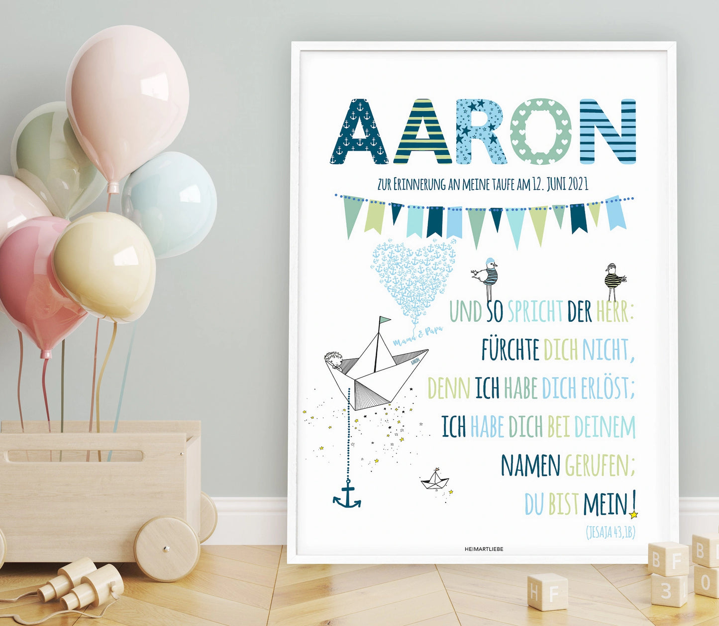 TAUFE - JUNGE BOOT & MÖWEN