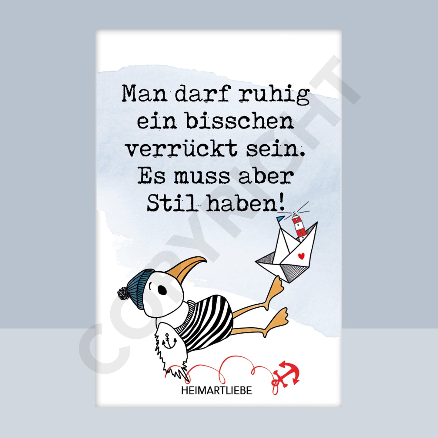 MAGNET - MAN DARF RUHIG EIN WENIG VERRÜCKT SEIN