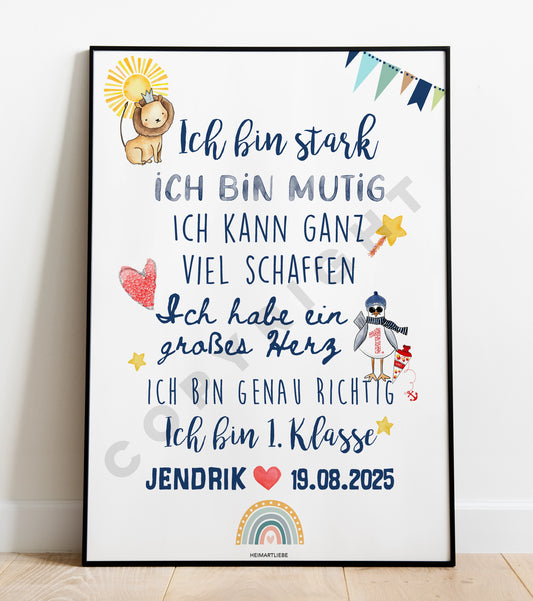 PRINT - SCHULKIND / EINSCHULUNG