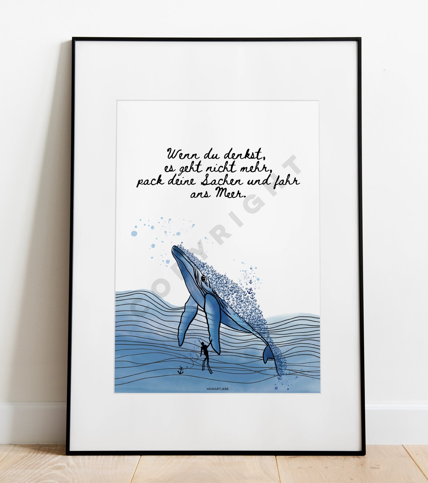 PRINT - PACK DEINE SACHEN UND FAHR ANS MEER