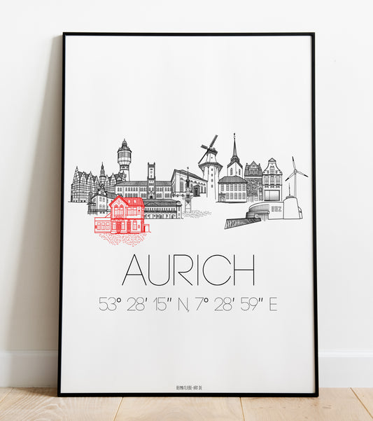 PRINT - SKYLINE AURICH