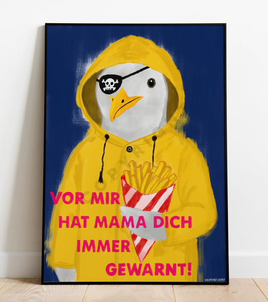 PRINT - VOR MIR HAT DICH MAMA IMMER GEWARNT