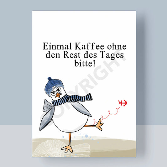 POSTKARTE - EINMAL KAFFEE BITTE