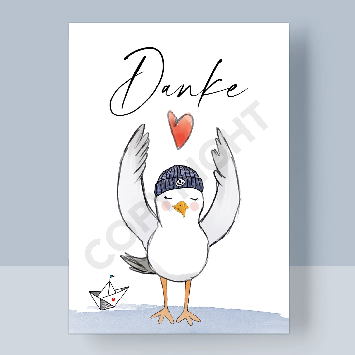 POSTKARTE - DANKE