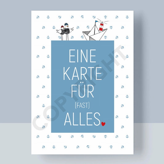 POSTKARTE - EINE KARTE FÜR (FAST) ALLES