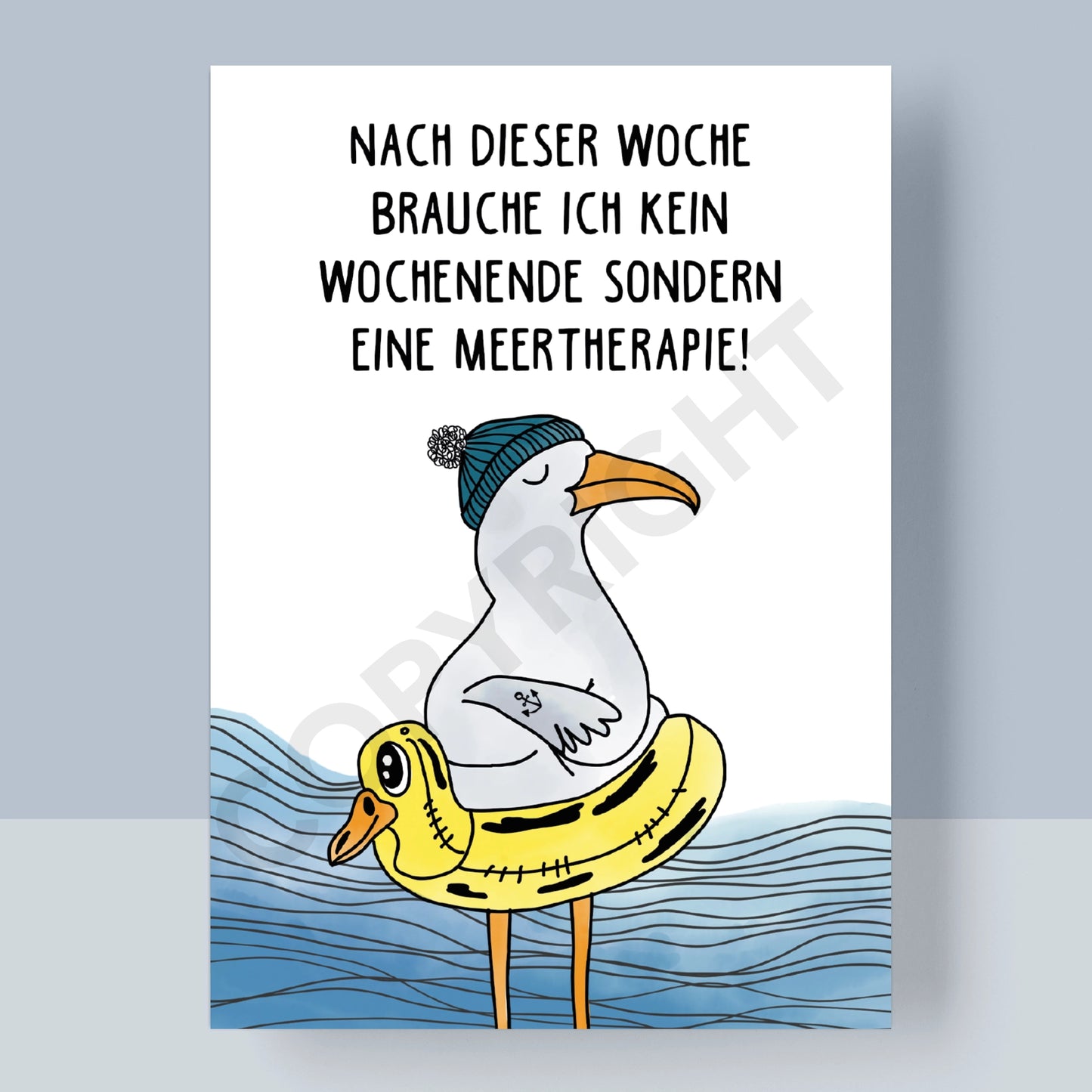 POSTKARTE - MEERTHERAPIE