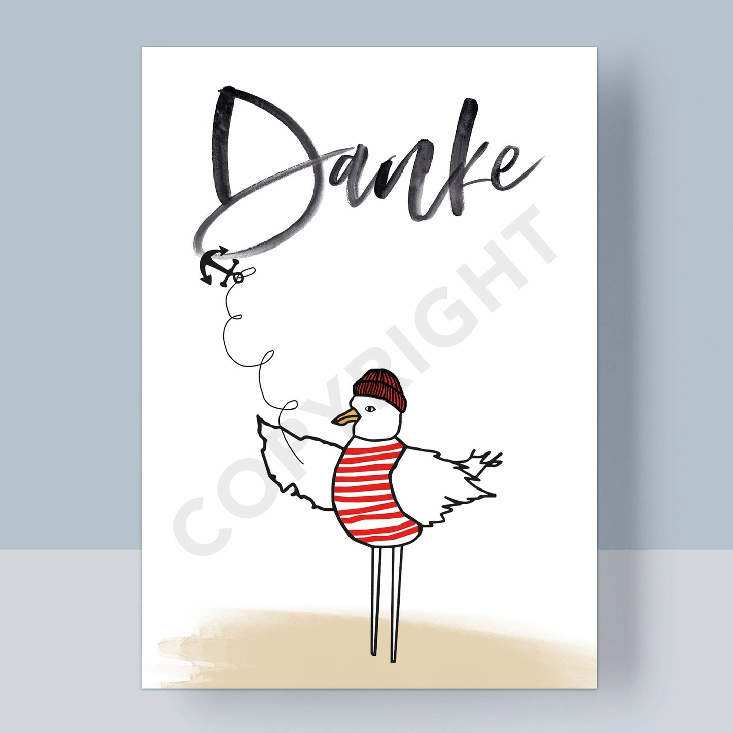 POSTKARTE - DANKE Success